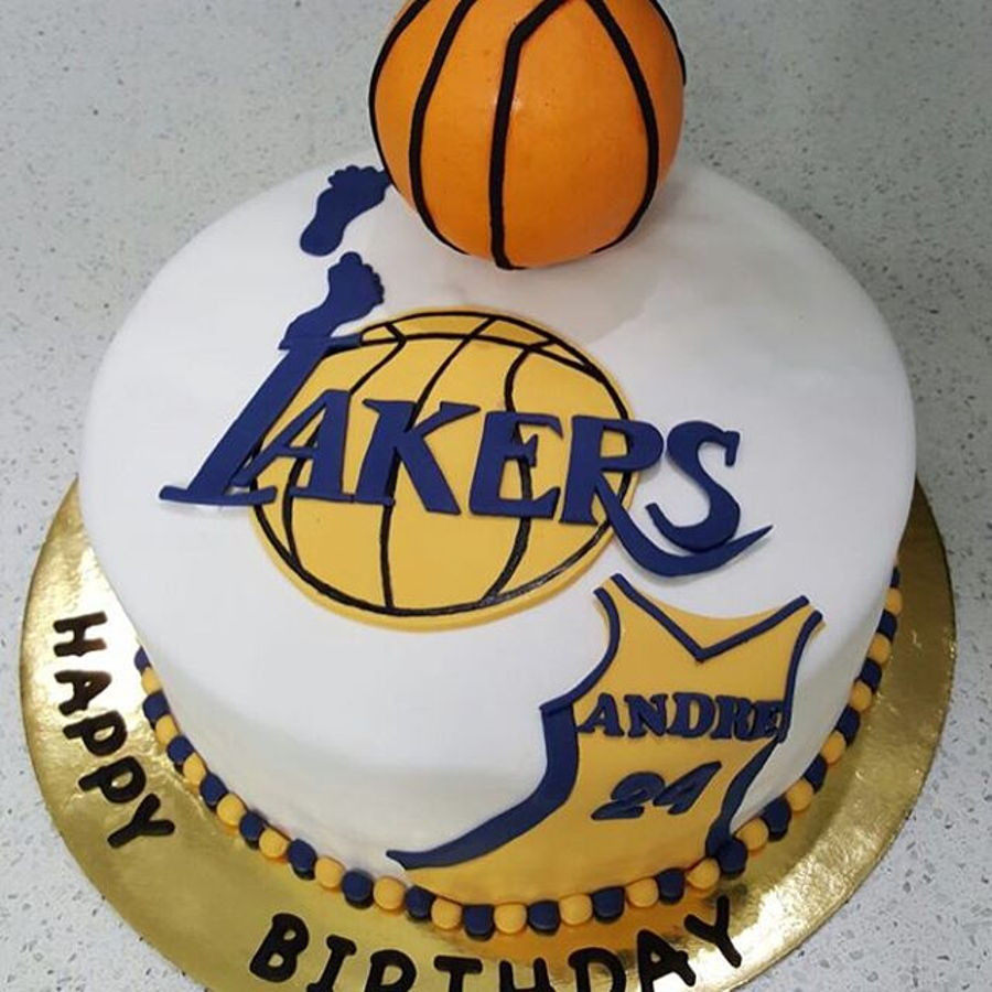 Lakers Birthday Cake
 Lakers Cake CakeCentral