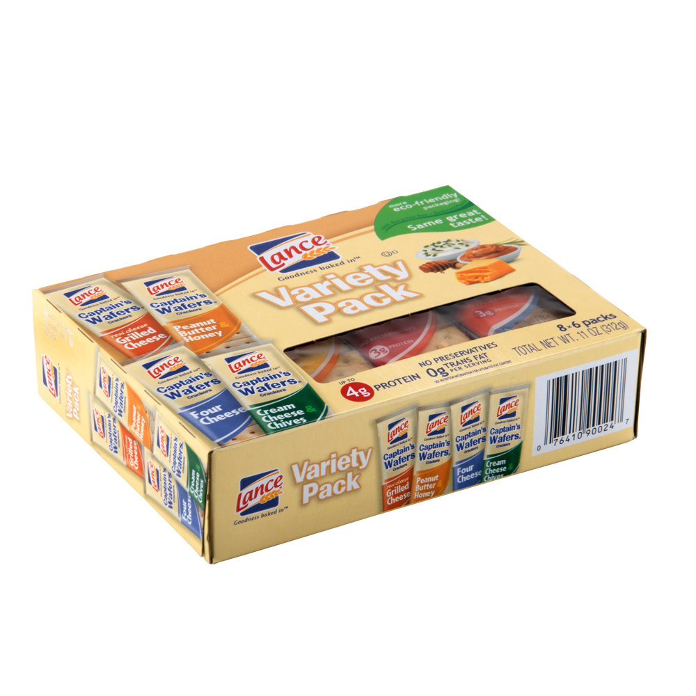 Lance Sandwich Crackers
 Lance Captain s Wafers Sandwich Crackers 8 Count Variety