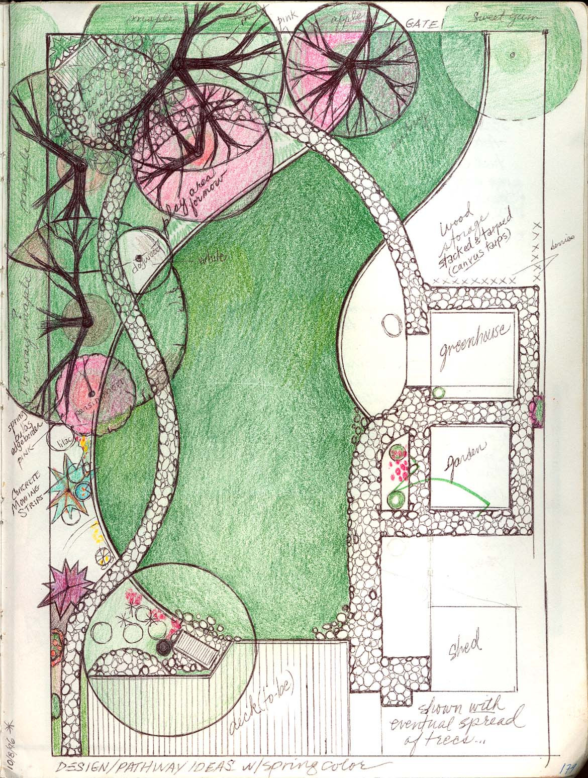 Landscape Design Drawing
 GardenScaping Plans Sketches