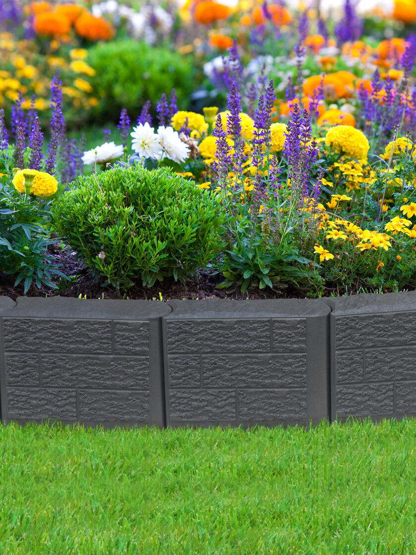 Landscape Edging Block
 Stomp Block Edging for Landscape Lawn & Garden