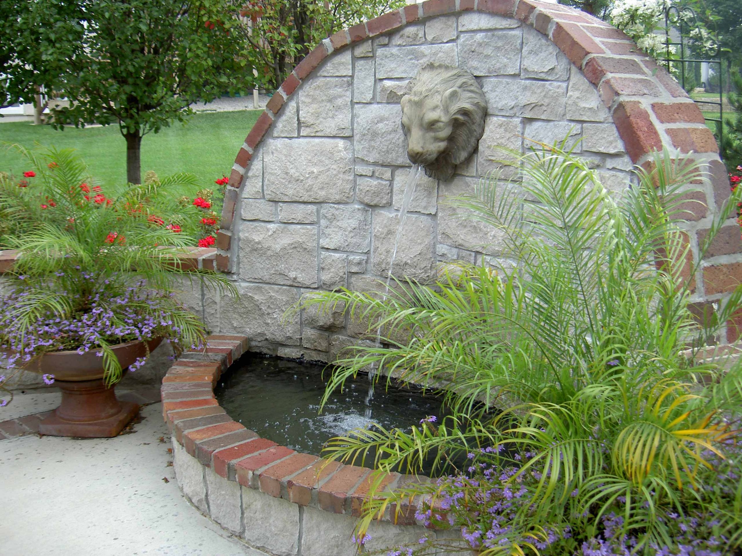 Landscape Fountain Architecture
 Kansas City Fountain & Statuary Professionals Rosehill
