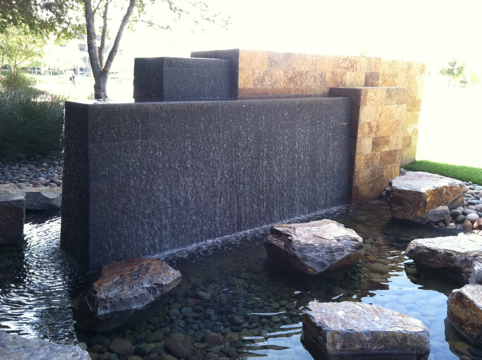 Landscape Fountain Modern
 Modern fountain Sage Outdoor Designs