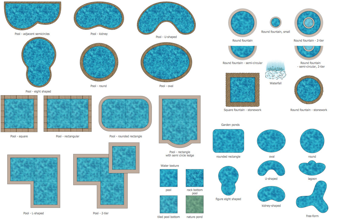 Landscape Fountain Plan
 Landscape Design Software