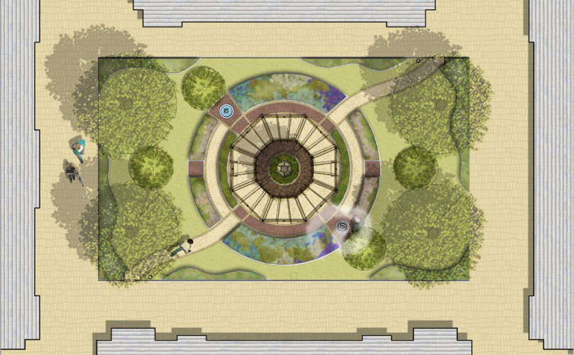 Landscape Fountain Plan
 41 Plan View Garden Fountain Zhradnctvo Miroslav Horvth