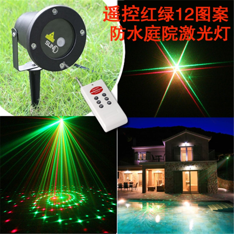 Landscape Laser Lights
 12in1 Waterproof laser lighting for outdoor Christmas Xmas