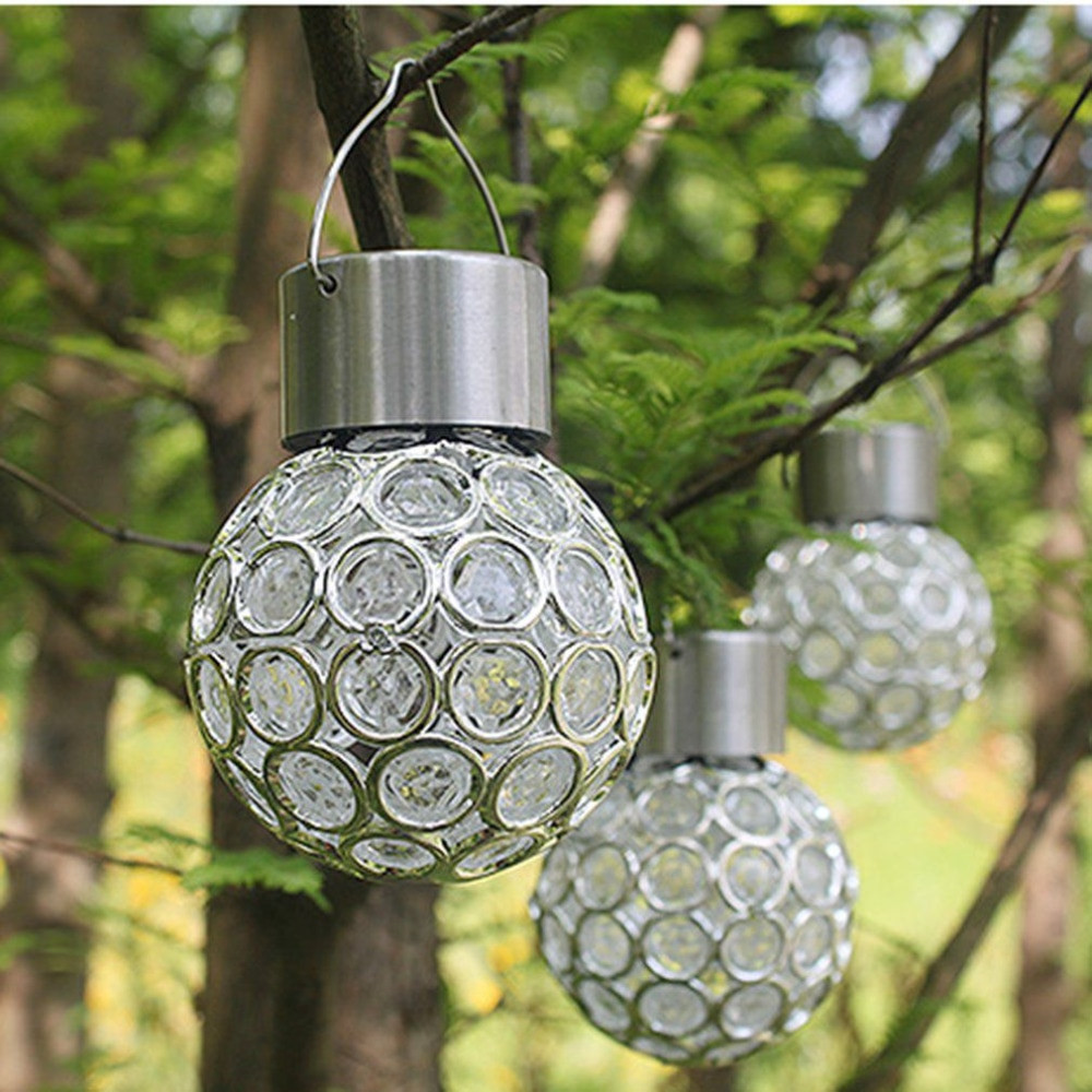 Landscape Lighting Bulbs
 Innovative Solar Ball Hanging LED Lamp Outdoor Color