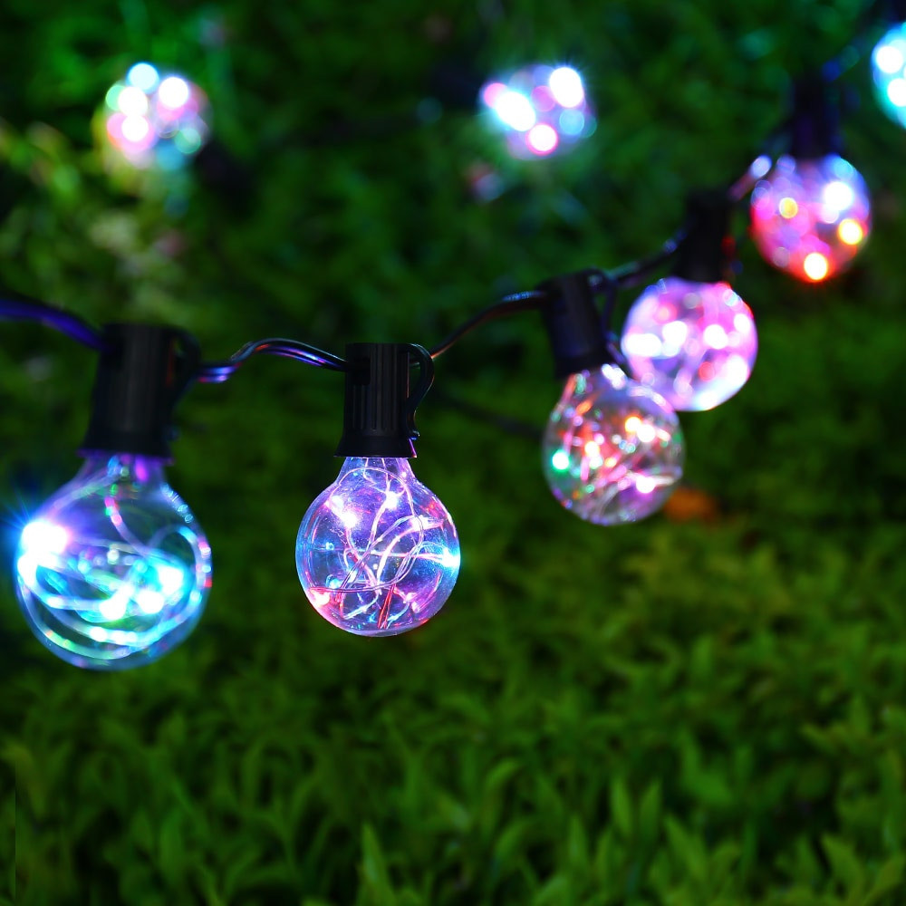 Landscape Lighting Bulbs
 New Outdoor 25Ft G40 Bulb Globe String Lights with Clear