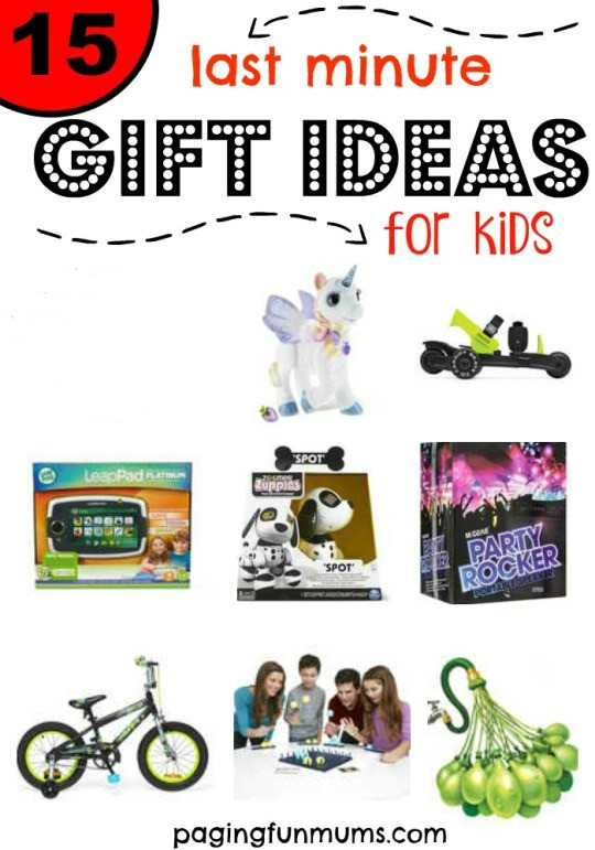 Last Minute Gifts For Kids
 15 Last Minute Gift Ideas for Kids