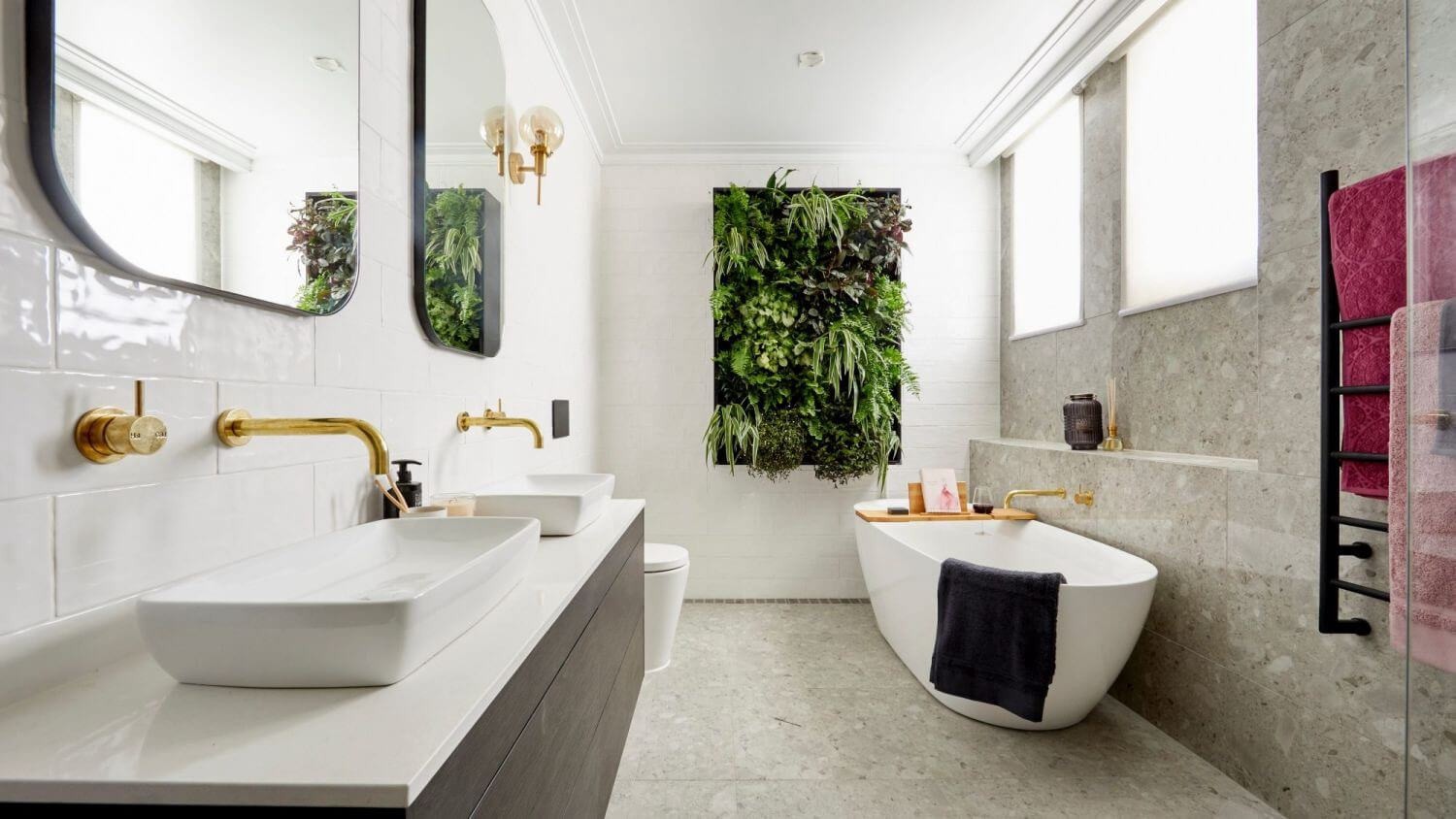 Latest Bathroom Design
 Freshen Up Your Dated Bath With New Bathroom Trends For