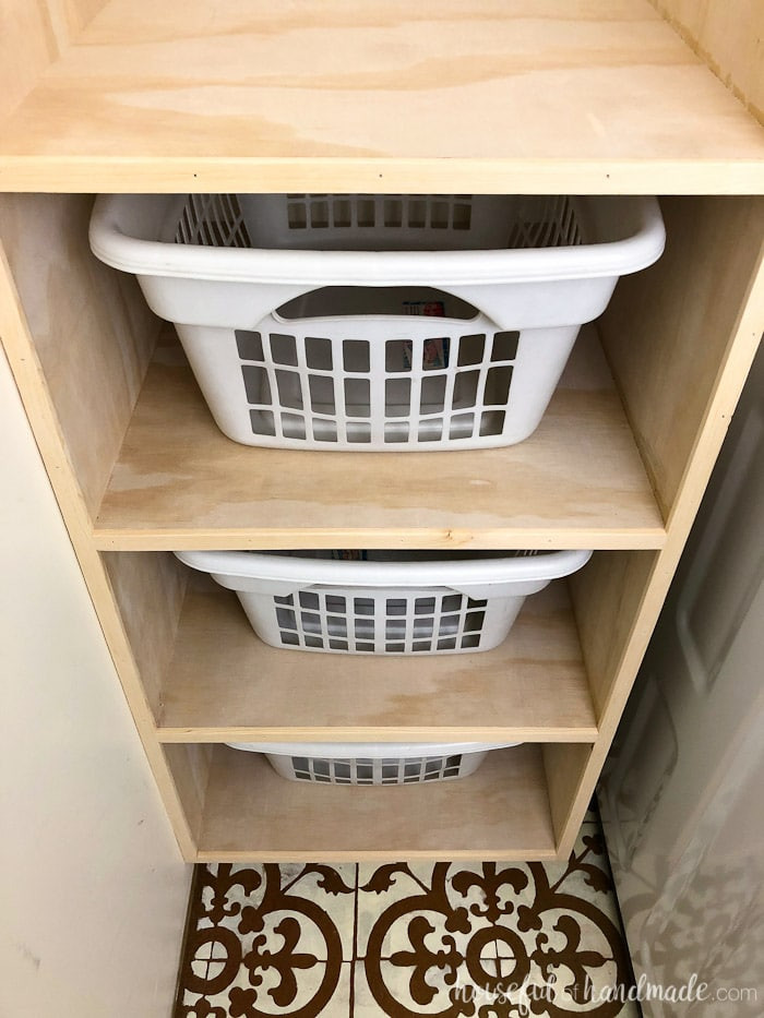 Laundry Basket Organizer DIY
 Stackable Laundry Basket Storage