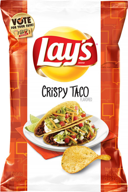 Lays Potato Chips Flavors
 Lay s New Potato Chip Flavor Is Crispy Taco