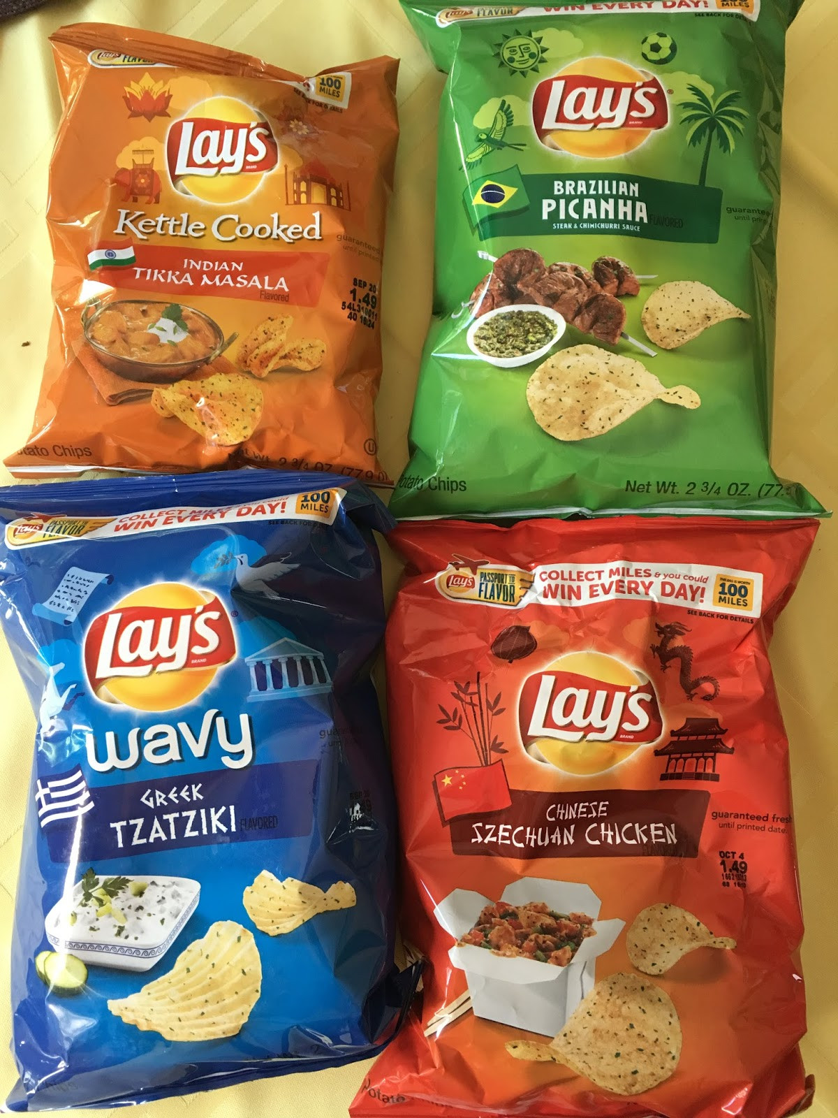 Lays Potato Chips Flavors
 Yak Talk Review Lay s Potato Chip"Passport to Flavor
