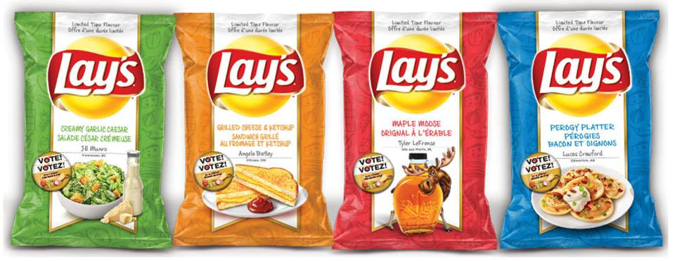 Lays Potato Chips Flavors
 Around the World Lay s Canada New Lay s "Do Us A