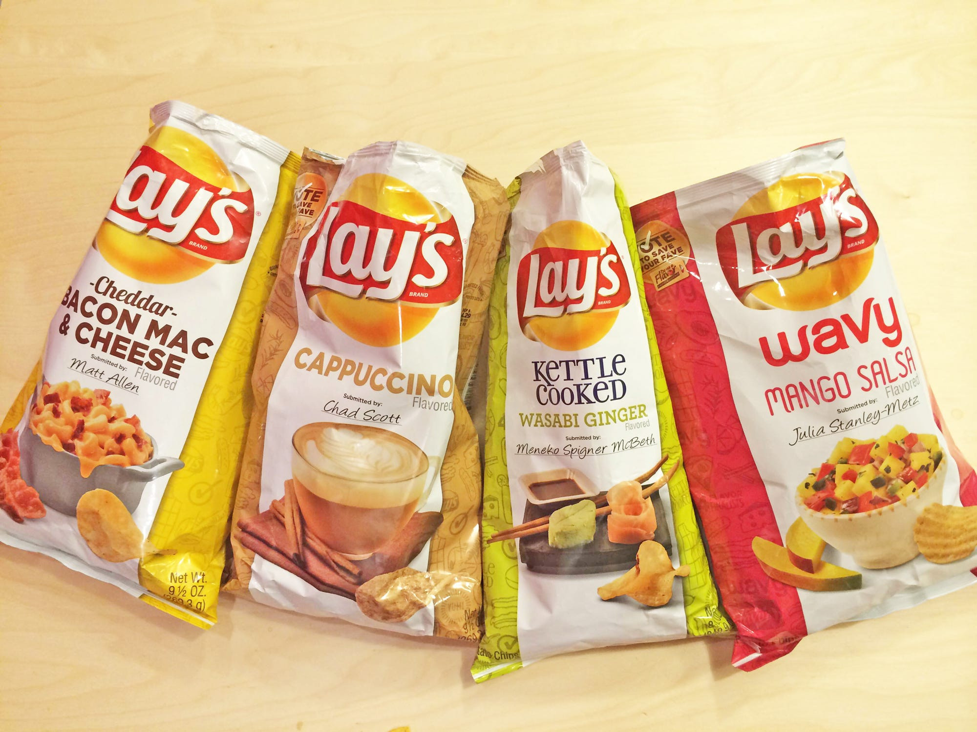 Lays Potato Chips Flavors
 We Tried The 4 New Lay s Potato Chip Flavours Here s