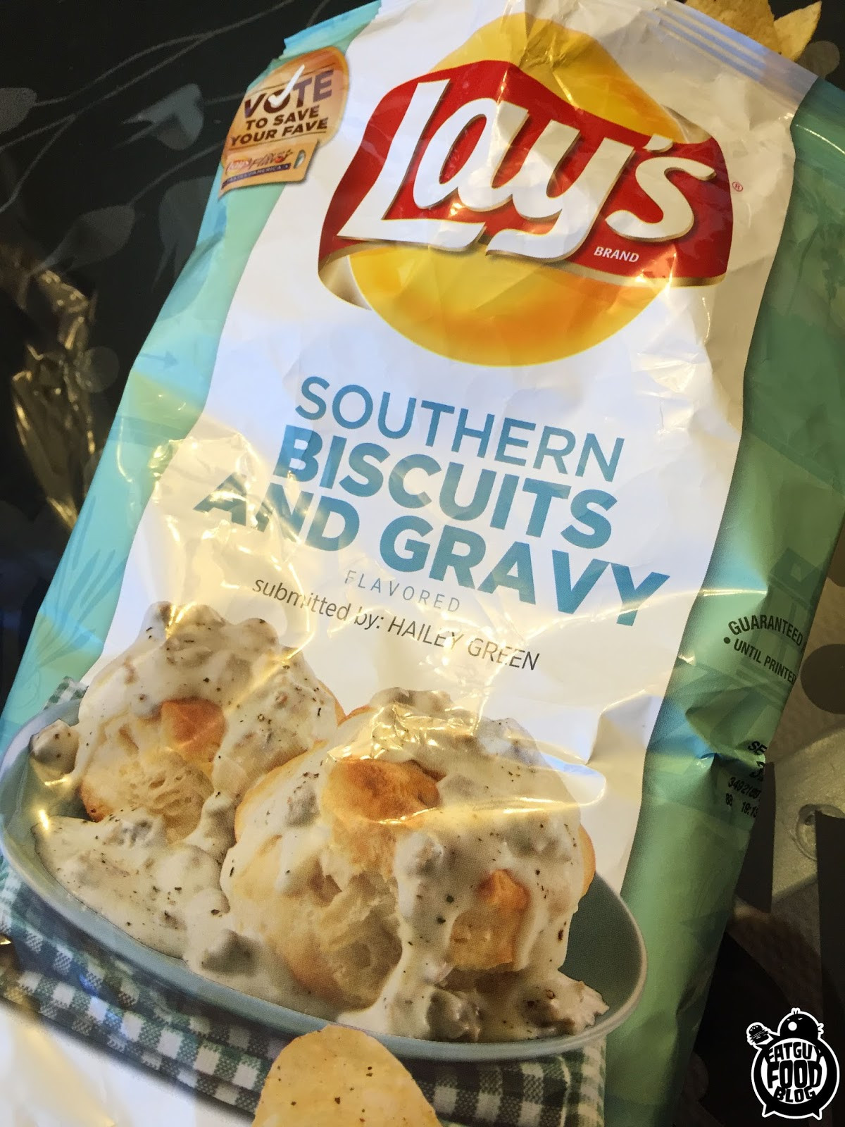 Lays Southern Biscuit And Gravy
 FATGUYFOODBLOG Lays Southern Biscuits and Gravy New York