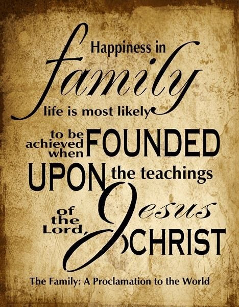 Lds Quote On Family
 Lds Quotes About Family QuotesGram