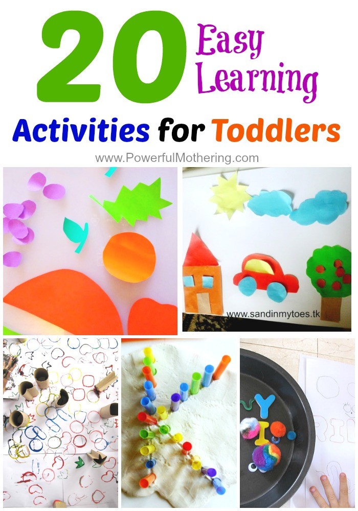 Learning Crafts For Preschoolers
 20 Easy Prep and Engaging Learning Activities for Toddlers