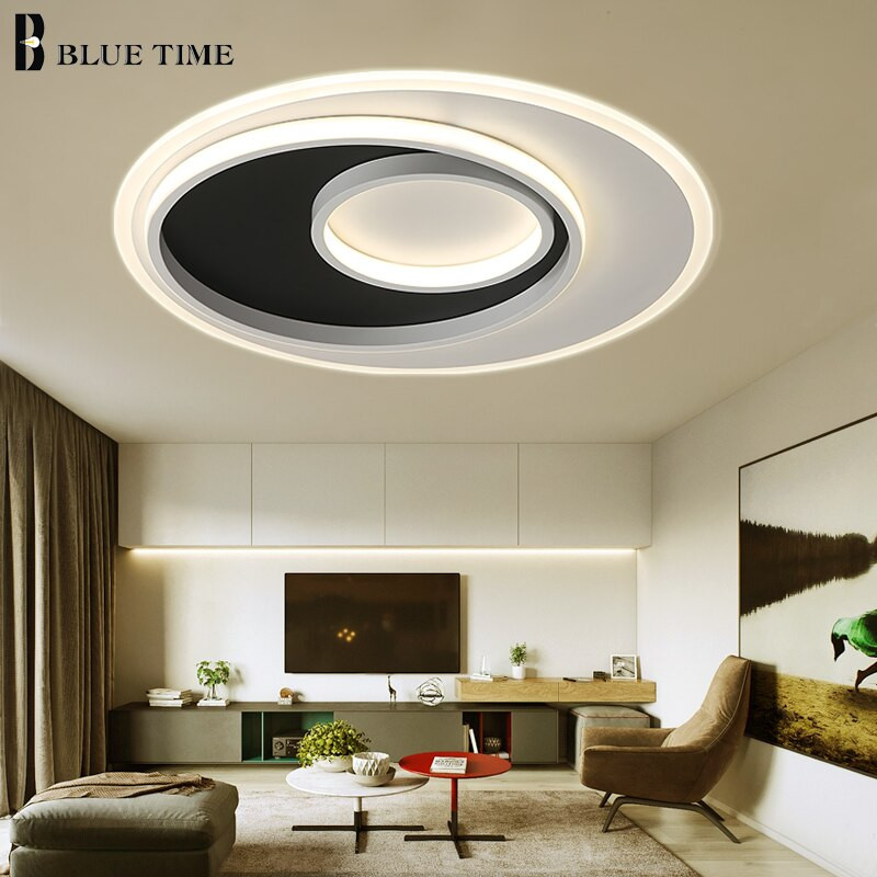 Led Kitchen Ceiling Light Fixtures
 Round Acrylic Led Ceiling Lights Living room Bedroom