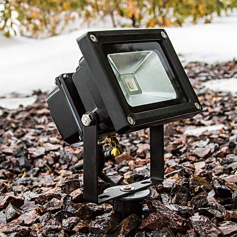 Led Landscape Flood Lights
 Ground Mounting Stake for 10W RGB LED Flood Light Fixture