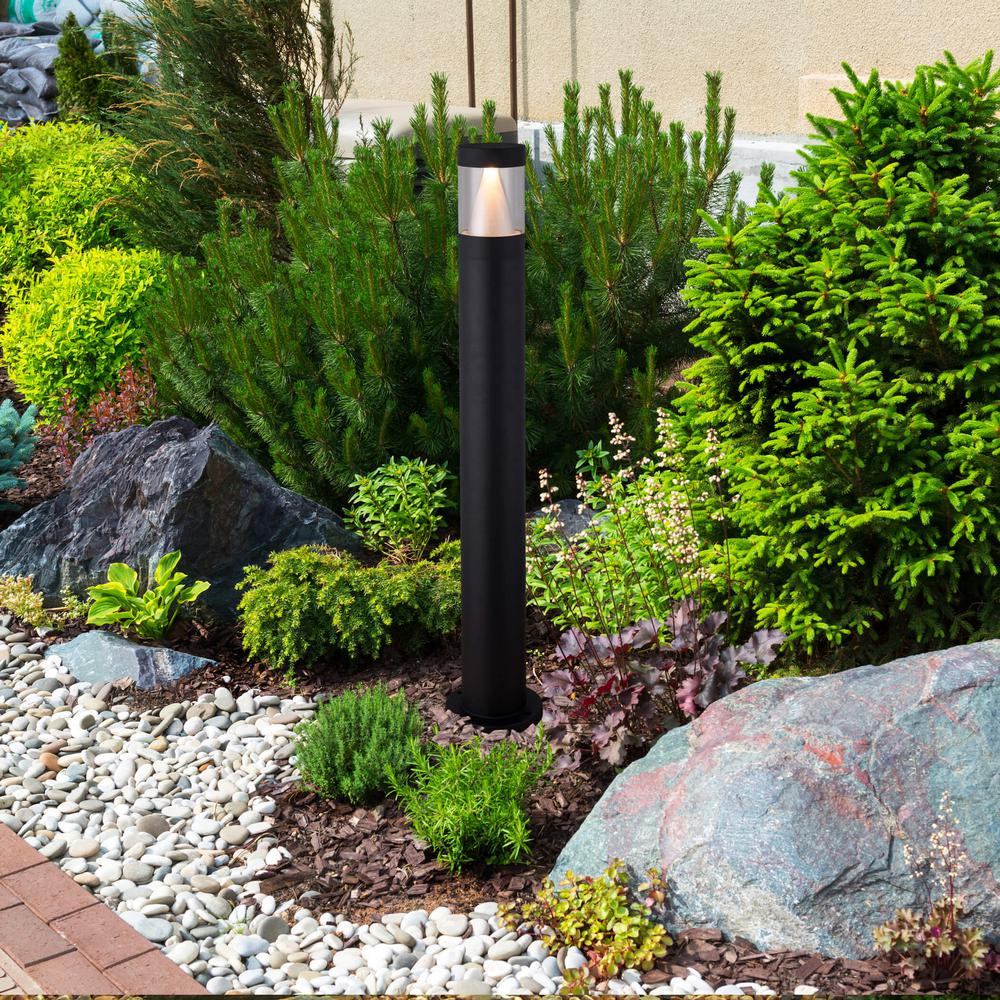 Led Landscape Light Bulbs
 VONN Lighting 4 Watt Black Outdoor Integrated LED Bollard