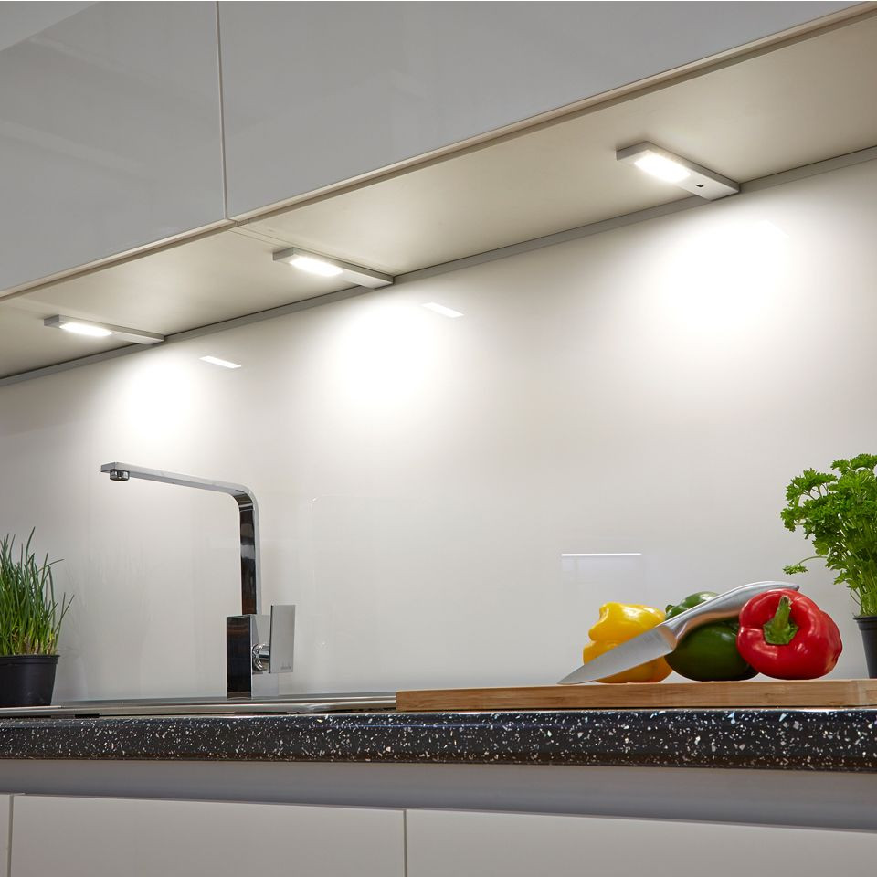Led Lighting Under Cabinet Kitchen
 SLS Quadra Under Cabinet Light With Sensor