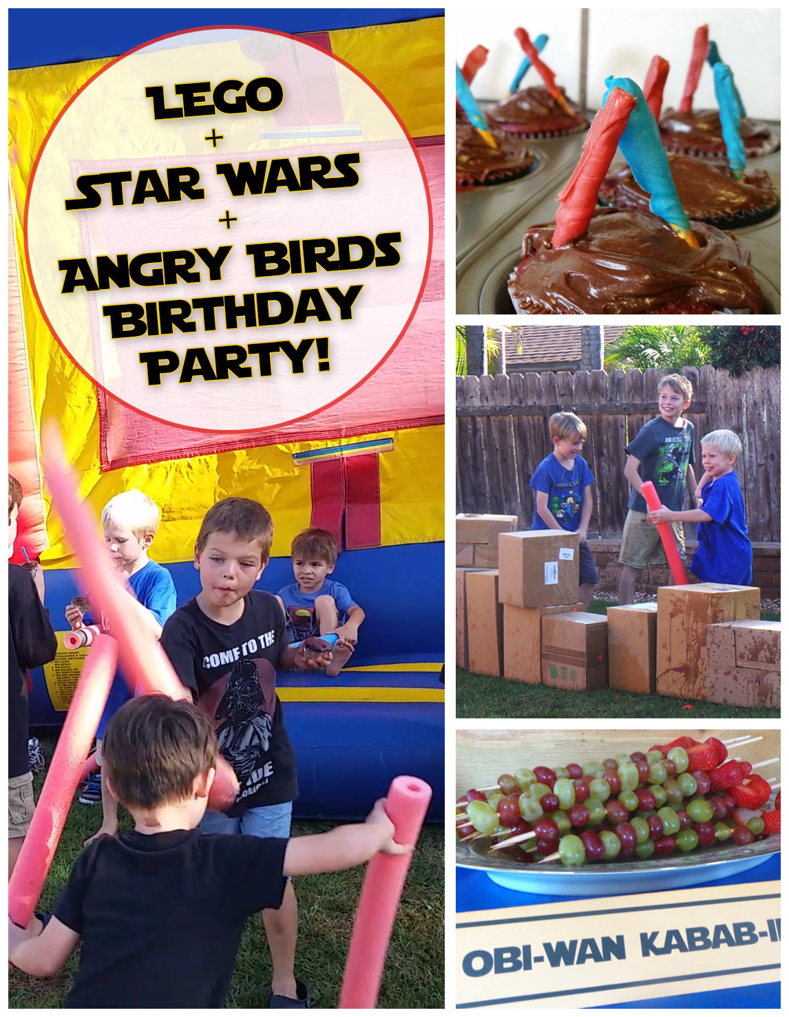 Lego Star Wars Birthday Party
 LEGO Star Wars Angry Birds Birthday Party