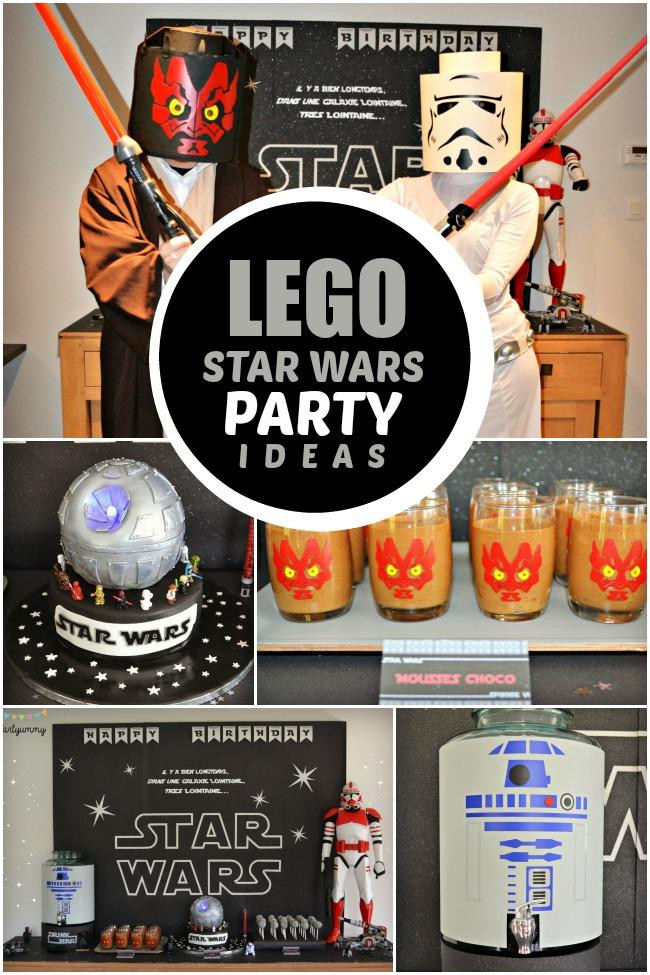 Lego Star Wars Birthday Party
 A Boy s Lego Star Wars 6th Birthday Party Spaceships and