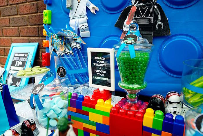 Lego Star Wars Birthday Party
 Kara s Party Ideas Star Wars Lego Birthday Party