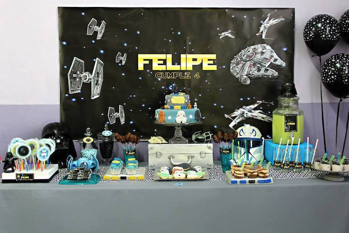 Lego Star Wars Birthday Party
 Kara s Party Ideas Lego Star Wars Birthday Party