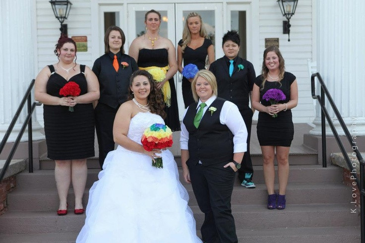 Lesbian Engagement Party Ideas
 Rainbow Wedding Party lesbian lesbianwedding