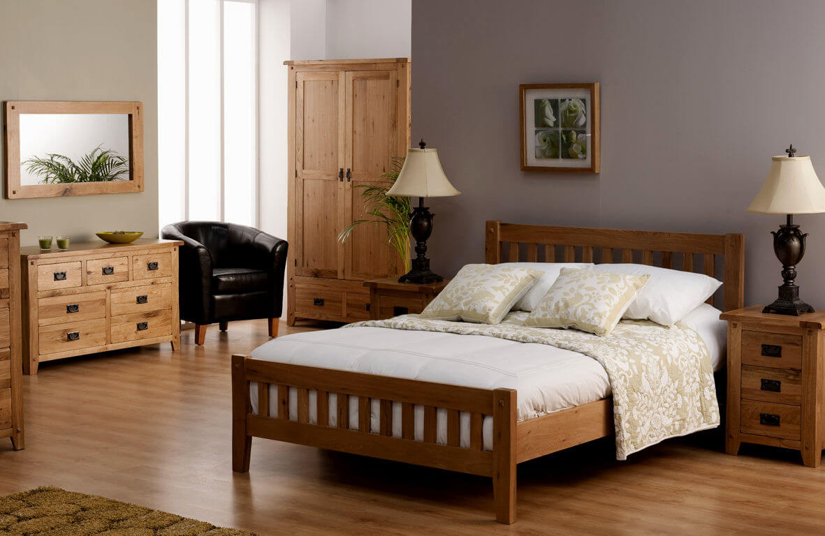 Light Colored Bedroom Sets
 Bedroom Colour Schemes with Oak Furniture Color Interior