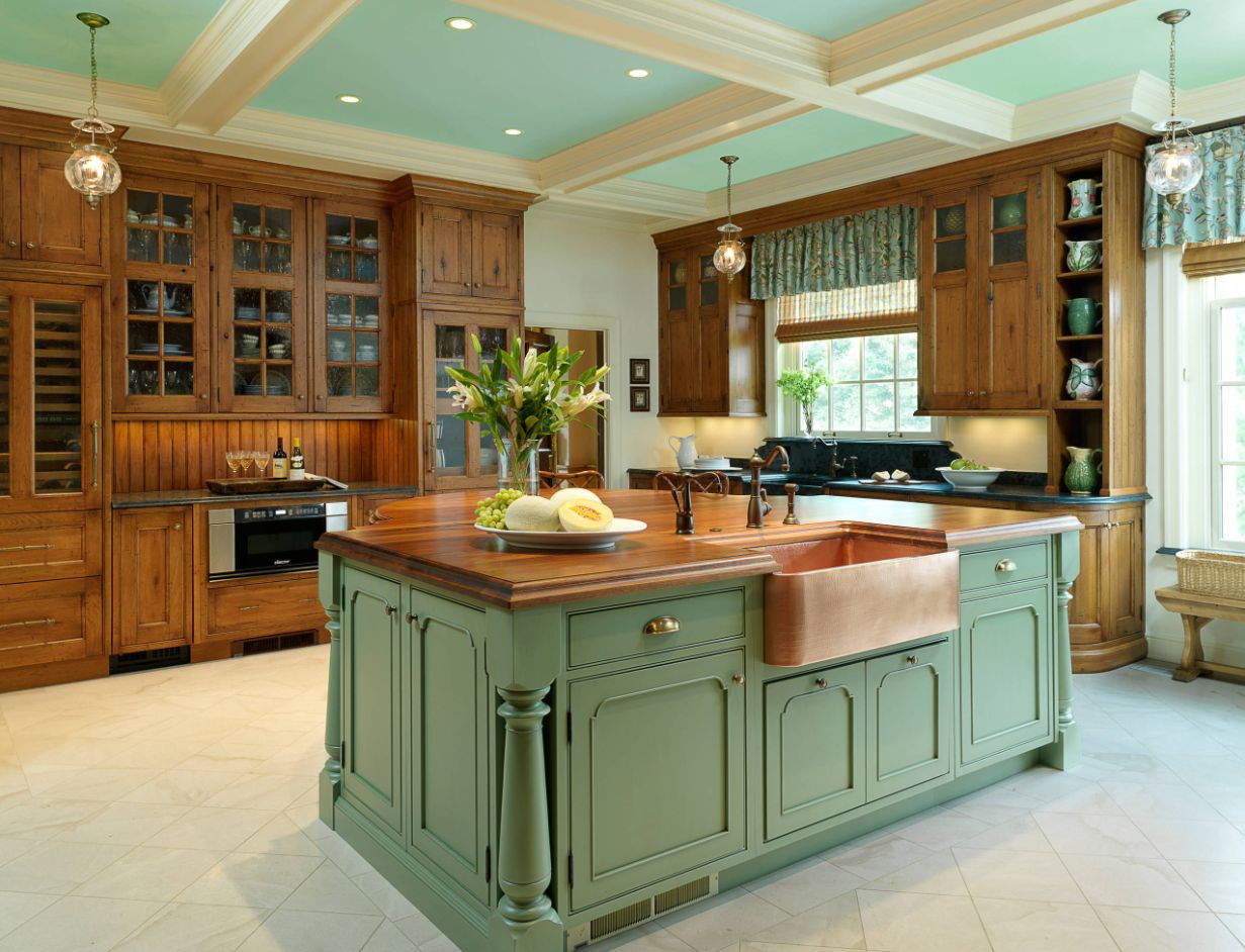 Light Green Kitchen
 Invigorating Ways To Decorate With Green Kitchen Cabinets