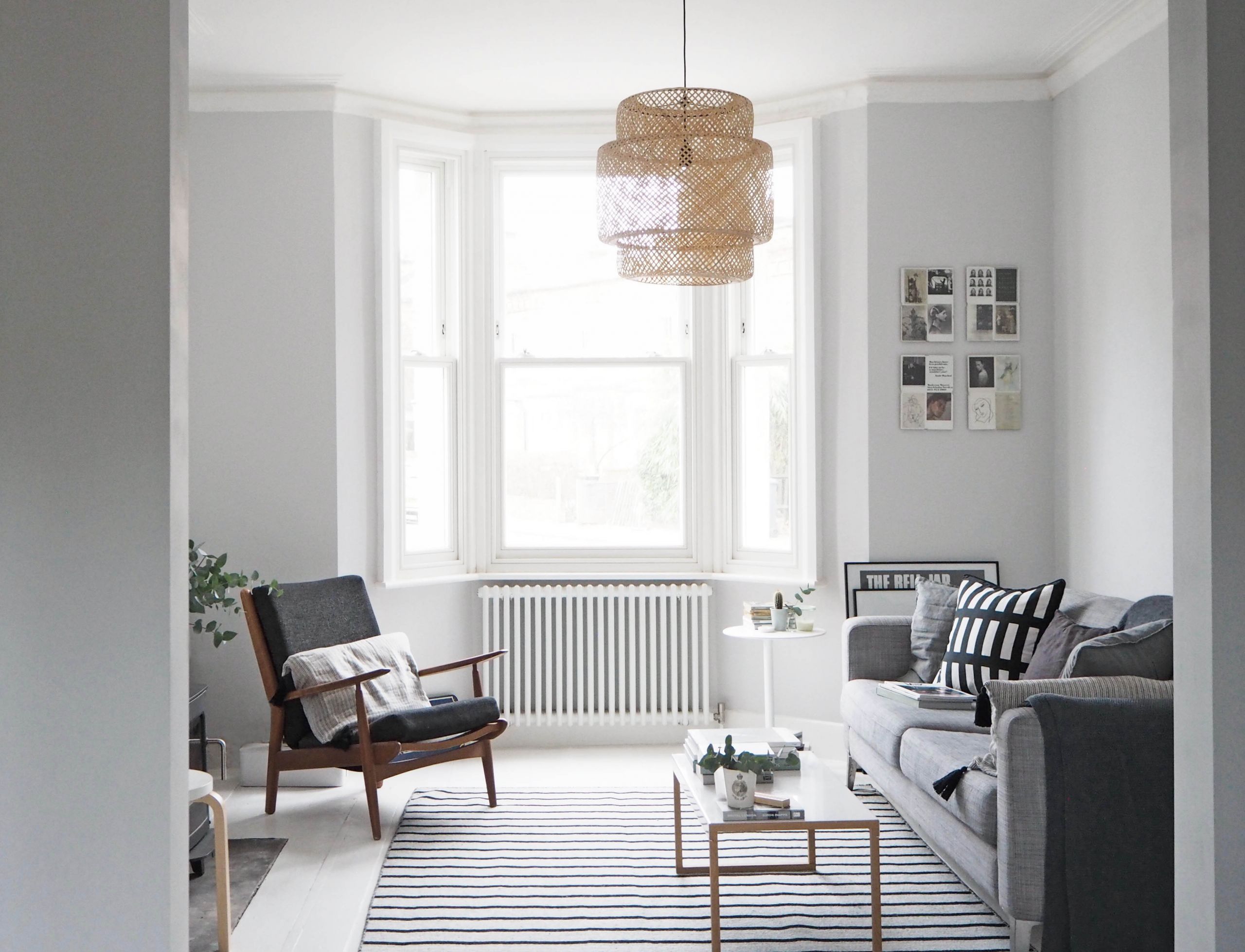 Light Grey Walls Living Room
 My Scandi style living room makeover – painted white