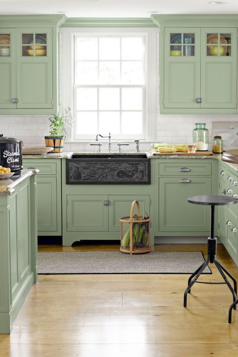 Light Paint Colors For Kitchen
 10 Green Kitchen Ideas Best Green Paint Colors for Kitchens