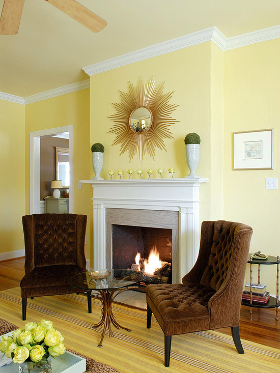 Light Yellow Living Room
 Yellow living room design ideas