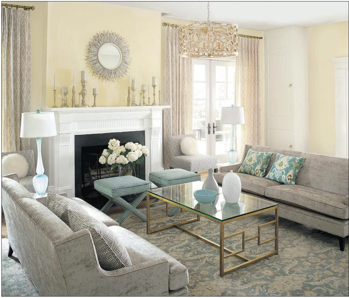 Light Yellow Living Room
 Pin by Mad Billings Browning on Cozy Living Spaces