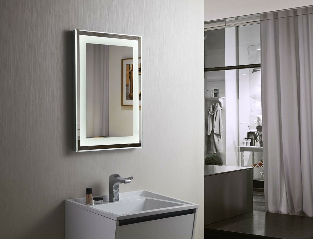 Lighted Bathroom Mirrors
 Bathroom Mirror LED Backlit Mirror Illuminated LED