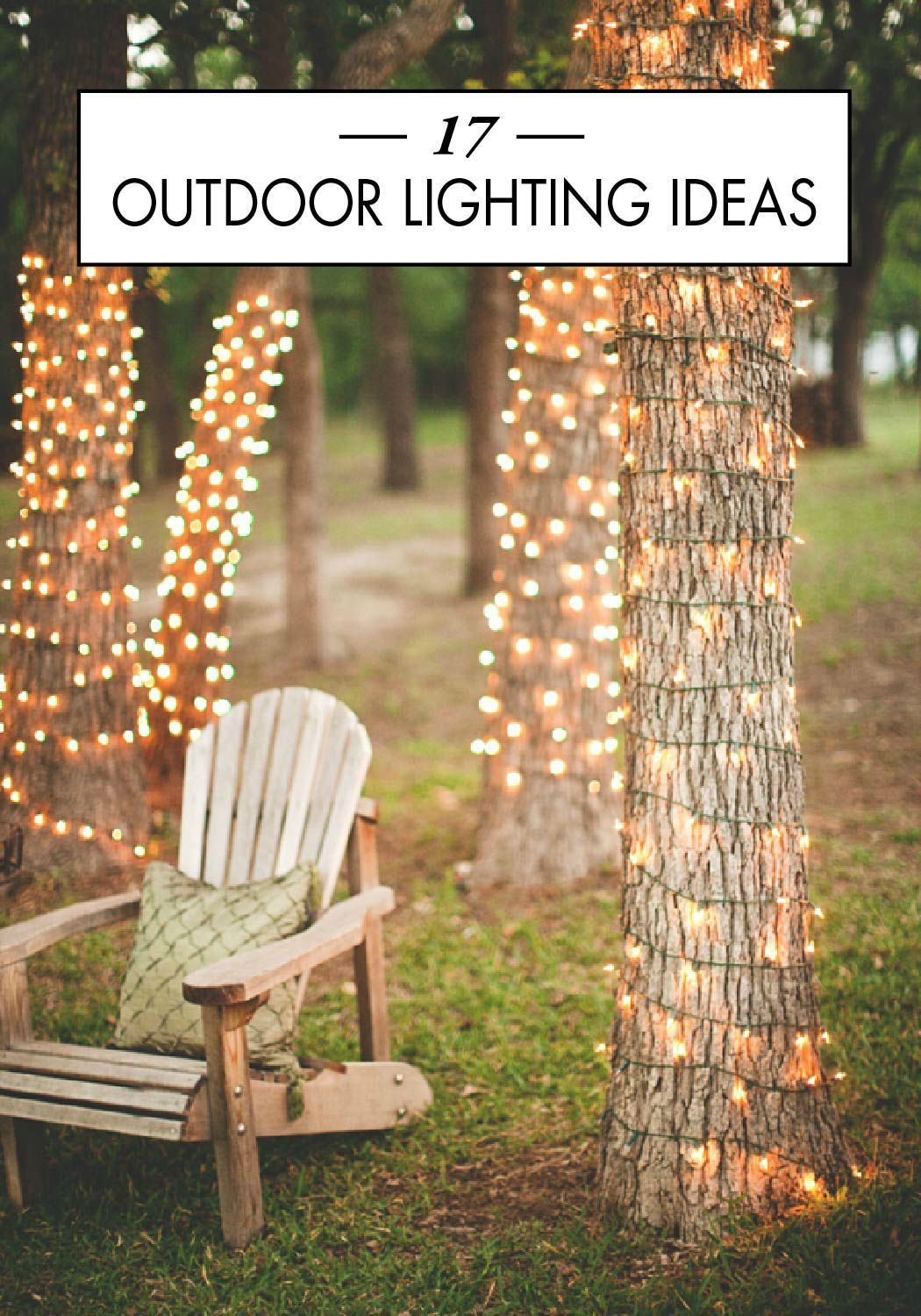 Lighting Ideas For Backyard Party
 Use some of these 17 beautiful Outdoor Lighting Ideas to