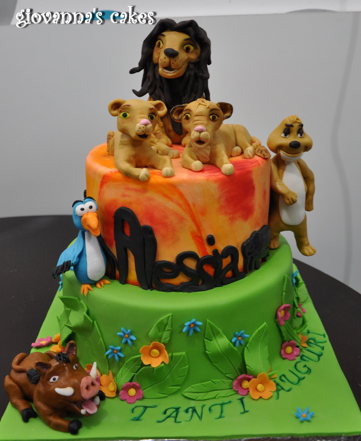 Lion Birthday Cake
 giovanna s cakes Lion King themed cake