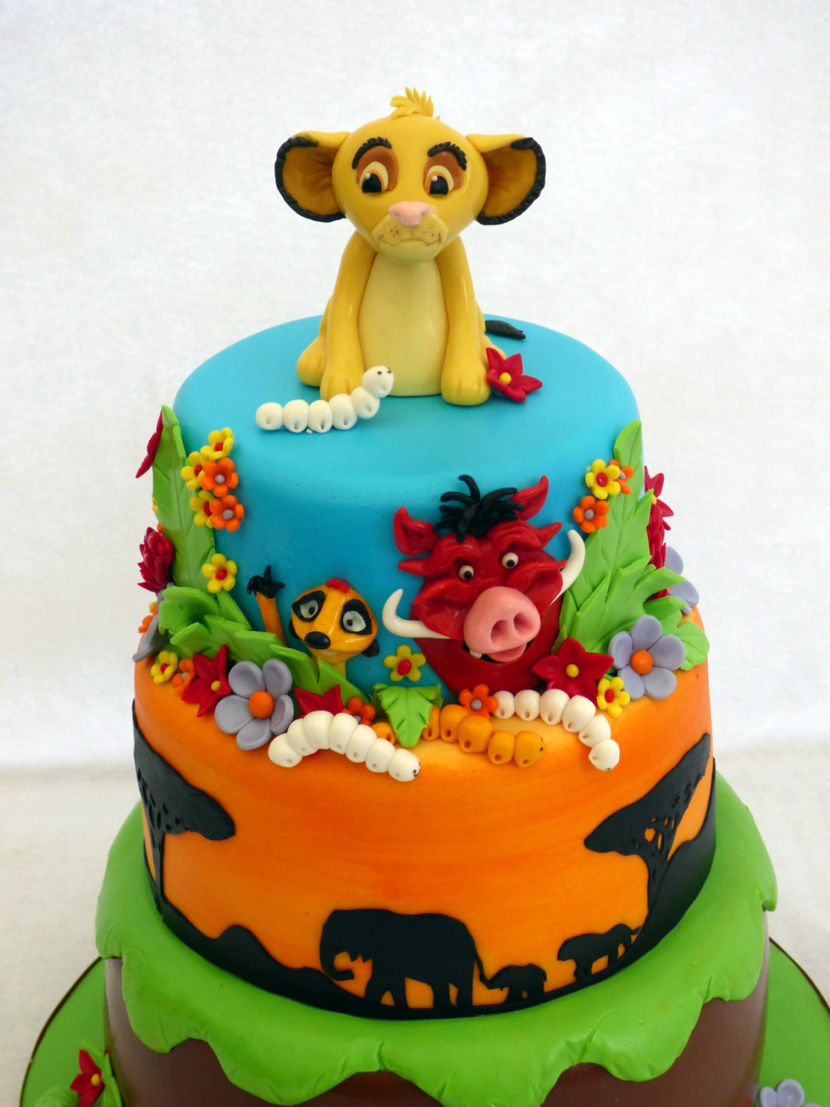 Lion Birthday Cake
 Lion King 3 Tier Birthday Cake Susie s Cakes
