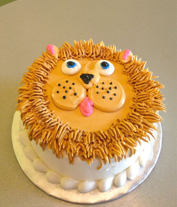 Lion Birthday Cake
 Lion Layer Cake – Classy Girl Cupcakes