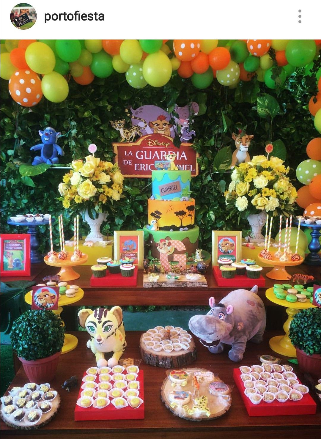 Lion Guard Birthday Party Ideas
 Lion Guard Theme Birthday Party Dessert Table and Decor