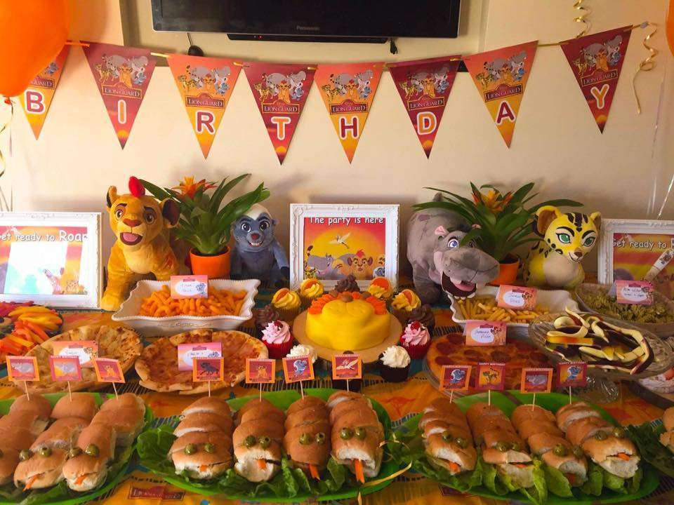 Lion Guard Birthday Party Ideas
 Lion Guard Birthday Party Ideas 7 of 17