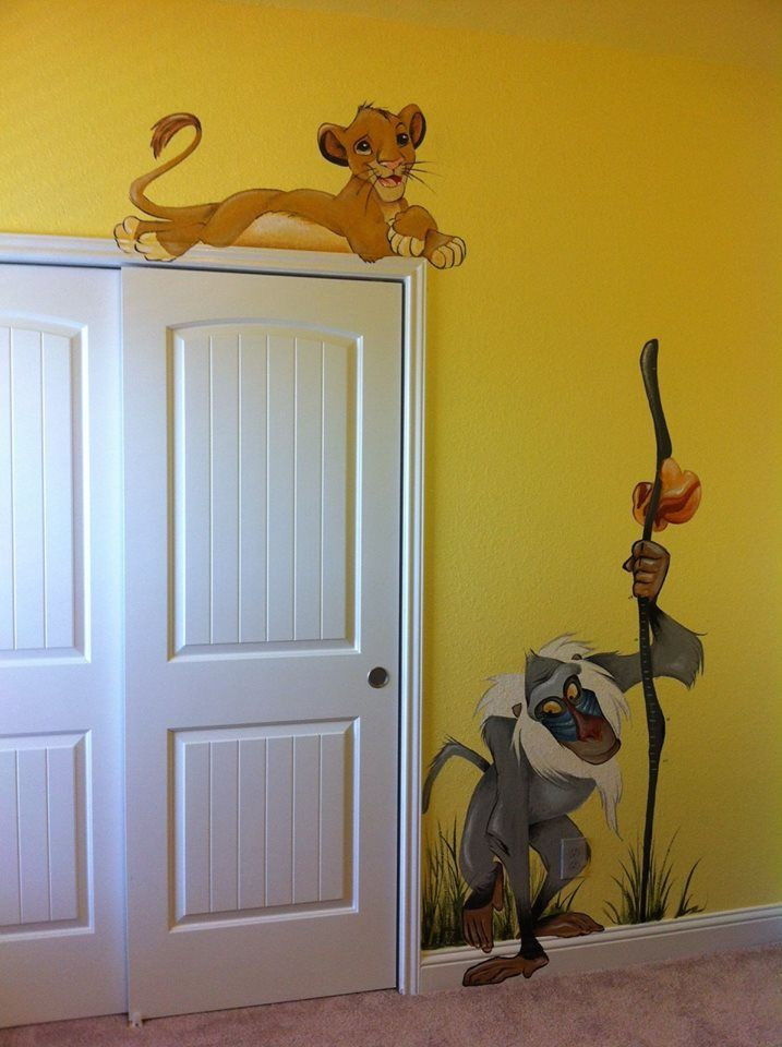 Lion King Baby Room Decor
 Lion King Mural