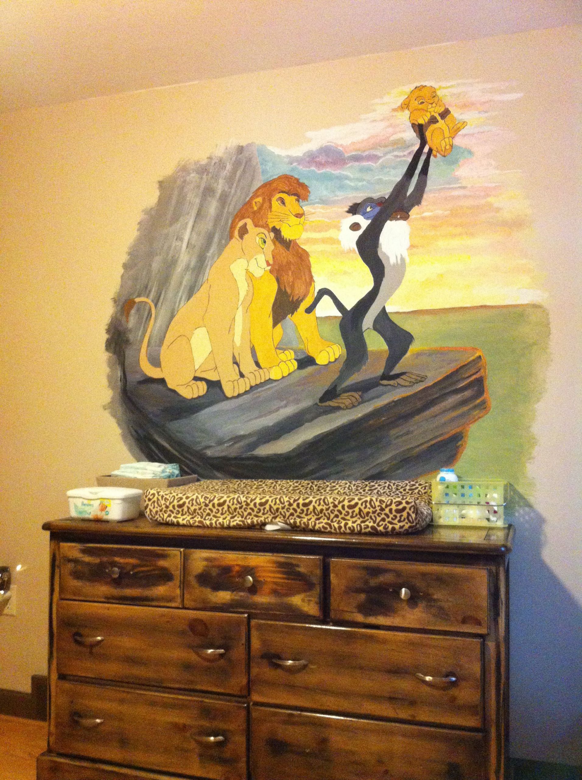 Lion King Baby Room Decor
 Lion king themed nursery