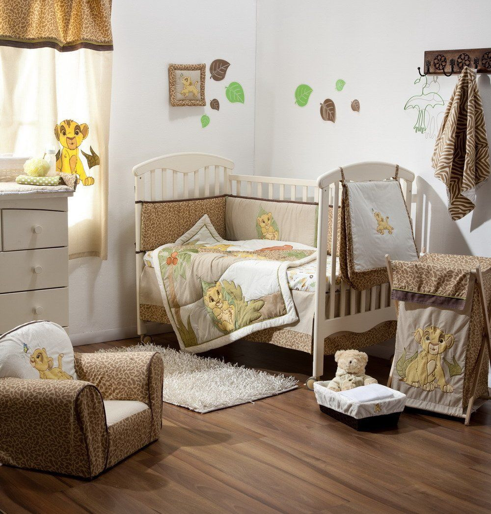 Lion King Baby Room Decor
 Amazon [Disney Lion King] 4 Piece Crib Bedding Set