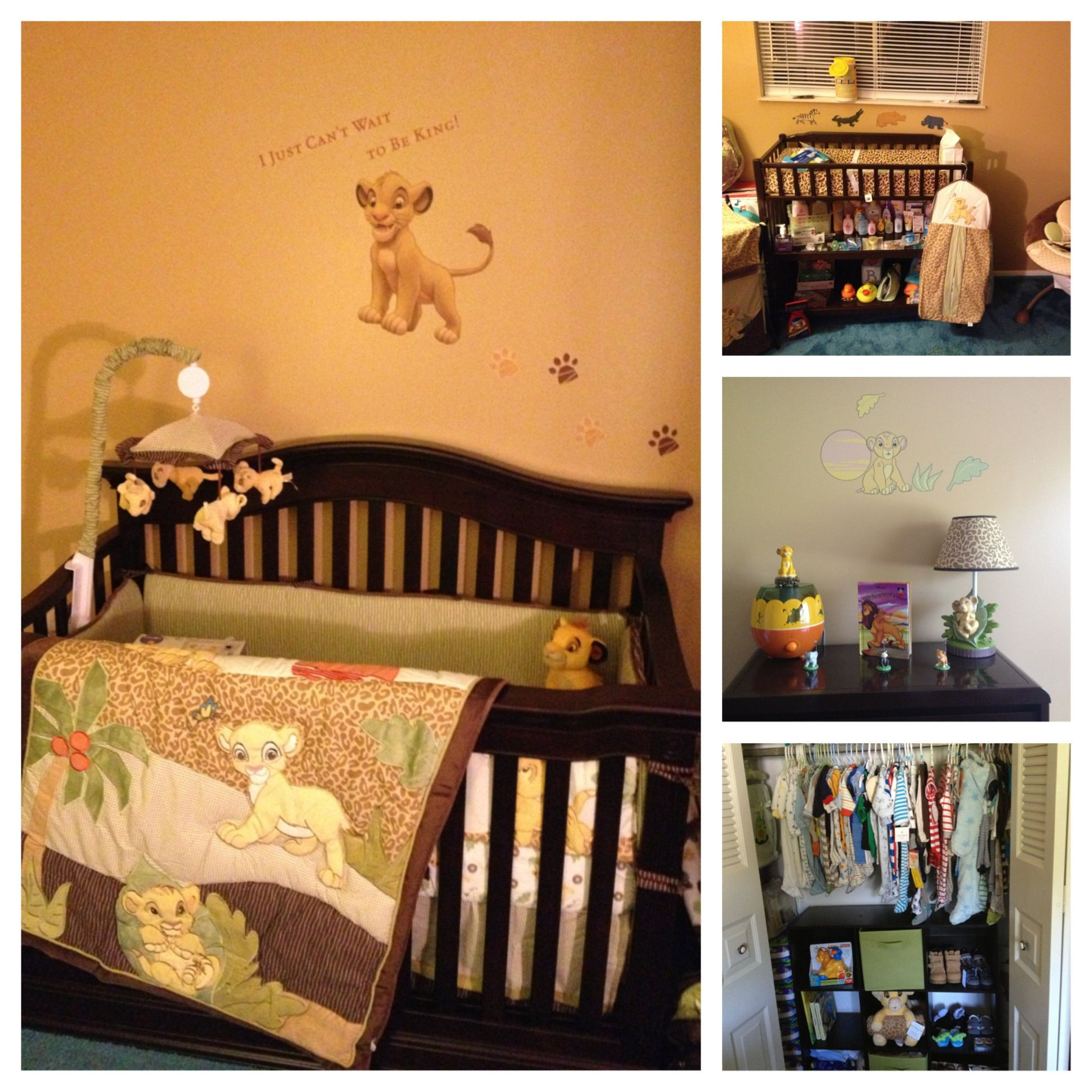 Lion King Baby Room Decor
 My baby boys lion king room