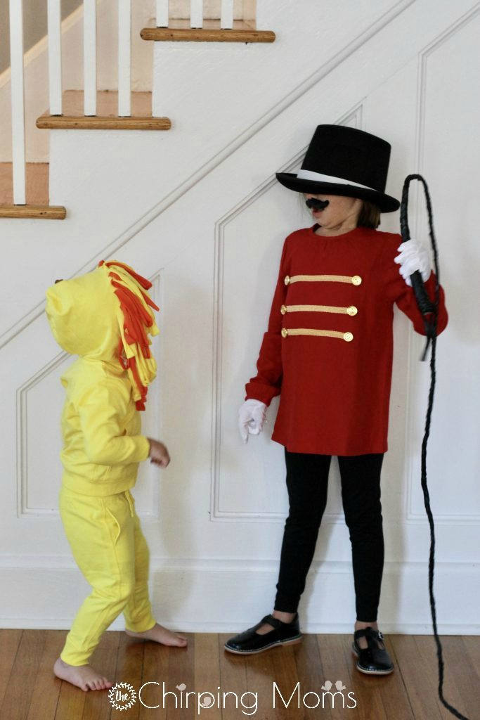 Lion Tamer Costume DIY
 Easy DY Halloween Costumes A Lion and Lion Tamer