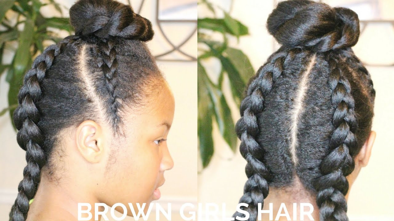 Little Black Girl Hairstyles For Natural Hair
 Little Black Girls Cornrows Hairstyle