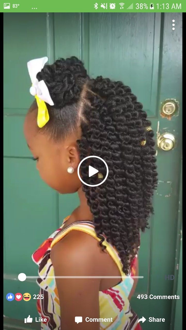 Little Black Girl Hairstyles For Natural Hair
 Crotchet for your lil angel
